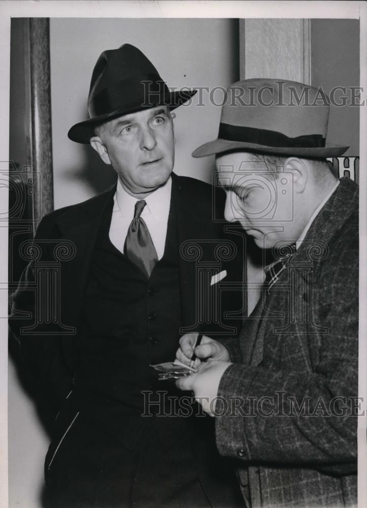 1937 Press Photo Bryan Reed General Manager Of Socony-Vacuum Oil Co - neb50757 - Historic Images