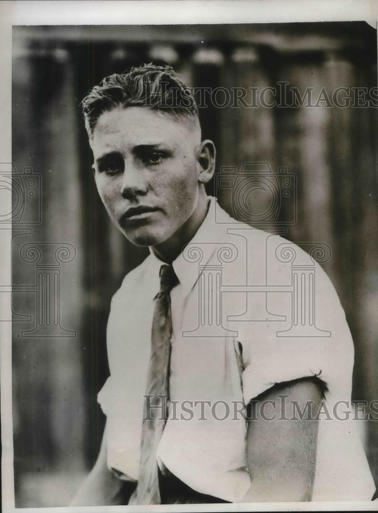 1933 Press Photo James Pryor Bowen Admits To Atlanta Police He Participated - Historic Images