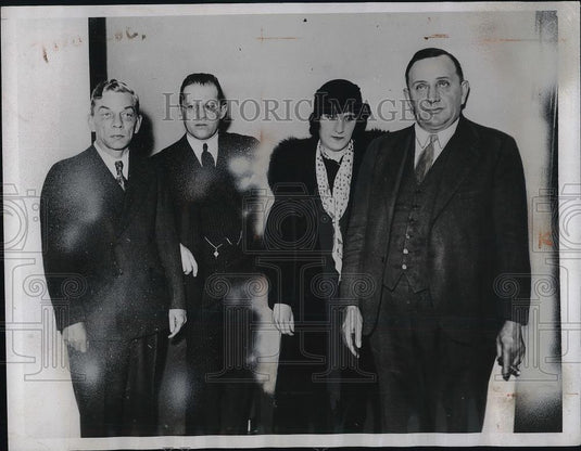 1934 Press Photo Frances Sepse accused of sin-purging slaying of Dr. Paul Hess - Historic Images