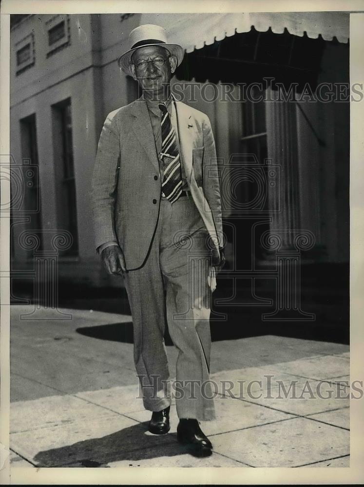 1936 Press Photo Robert Fechtner, director of Emergency. Conservation ,D.C.Works - Historic Images