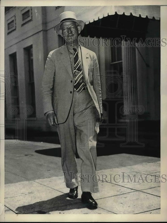 1936 Press Photo Robert Fechtner, director of Emergency. Conservation ,D.C.Works - Historic Images
