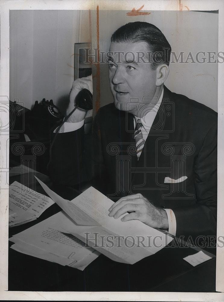 1944 Press Photo Wash. D.C. Robert Hannegan, chair of Democratic Natl Comm. - Historic Images