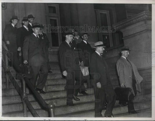 1938 Press Photo NYC, Donald Carroll murder trial jury sequesteered - neb51939 - Historic Images