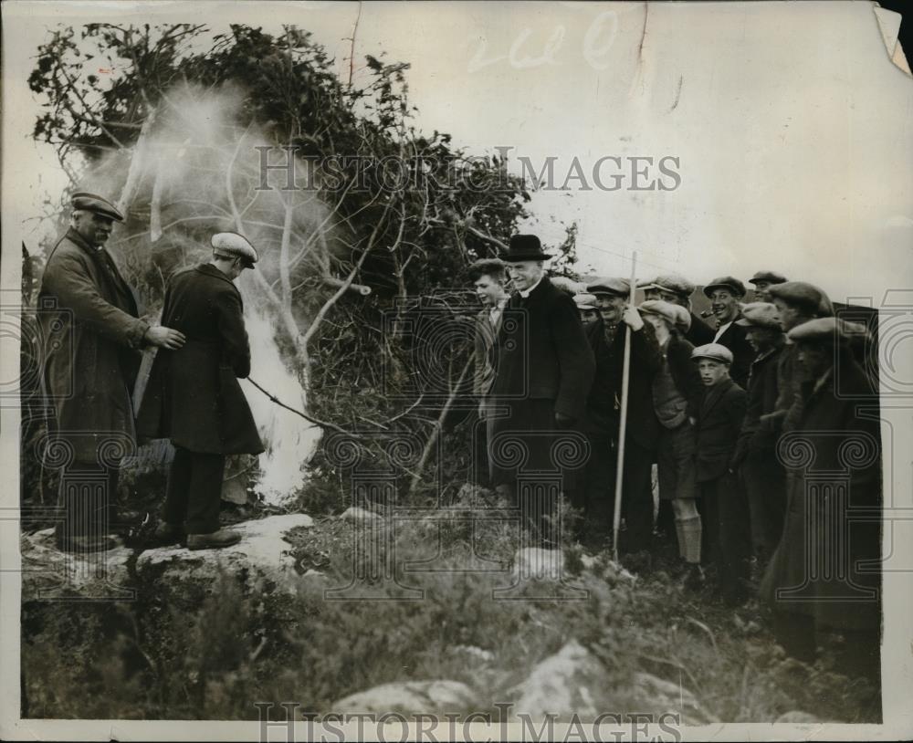 1929 Press Photo Stonehendge Ian MacLaren at Carin Shee - Historic Images