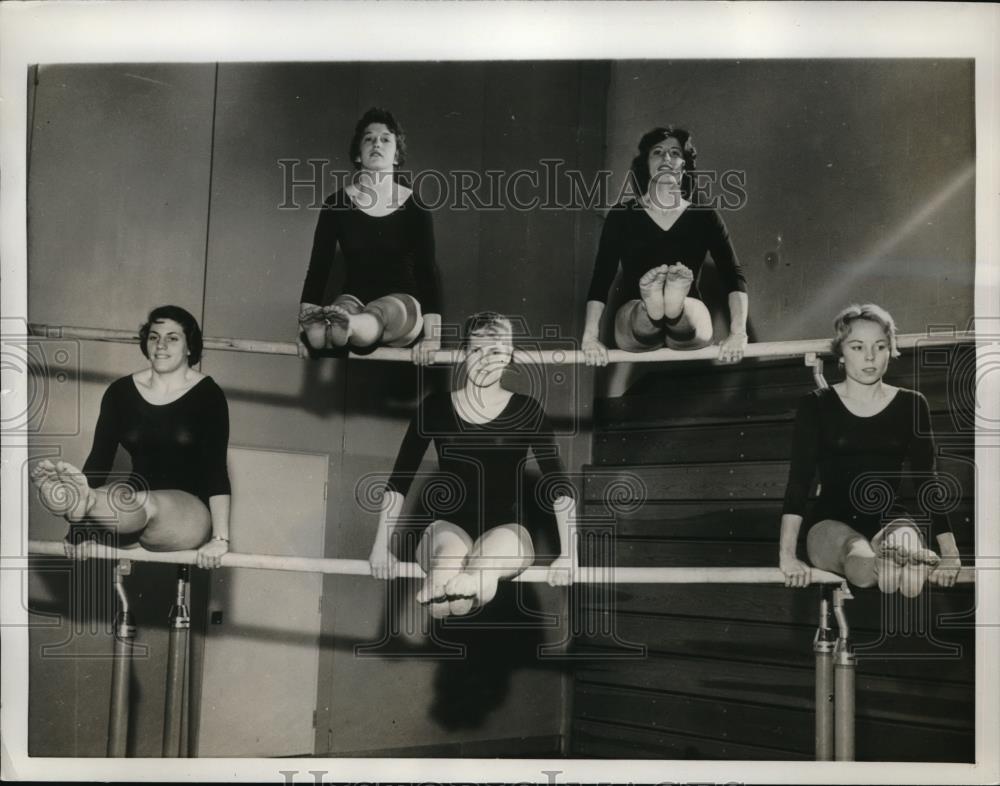 1962 Press Photo Sargent College in Boston, Clark, Fox,Breda,Goodwin, Speel - Historic Images