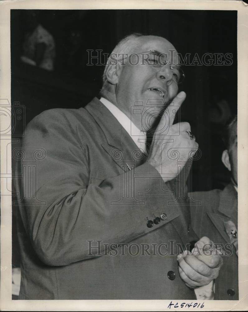 1939 Press Photo Atlanta, Ga Rev, Oscar Johnson at revival service - neb51681 - Historic Images