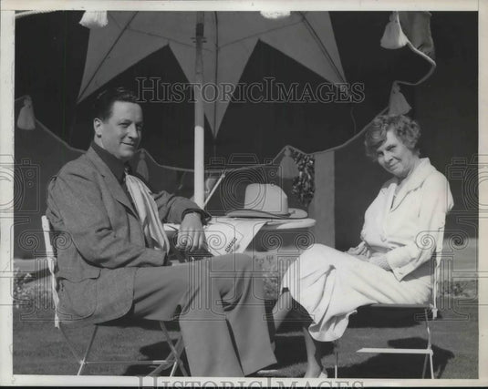 1939 Press Photo Mr & Mrs Richmond Bostwick Of Tucson, AZ - neb52556 - Historic Images