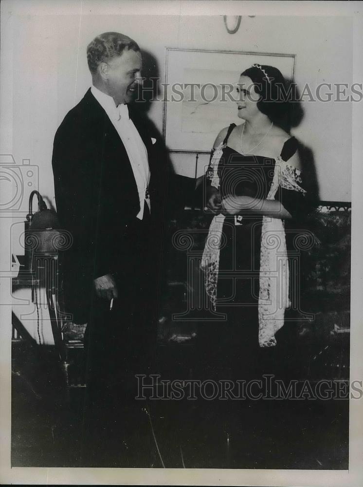 1935 Press Photo Miss Marjorie Drexel Socialites Philadelphia John Gundry - Historic Images