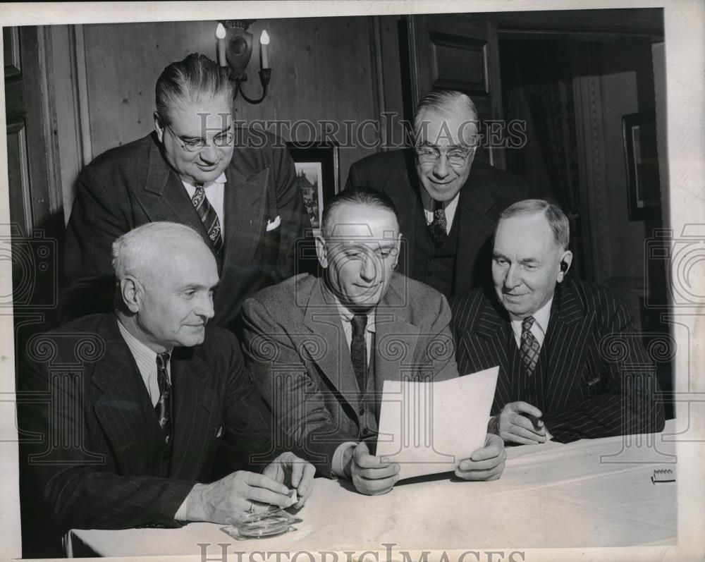 1946 Press Photo Chicago, Ken Wilson, B Bierman,St John,L Waldorf,J Masker - Historic Images