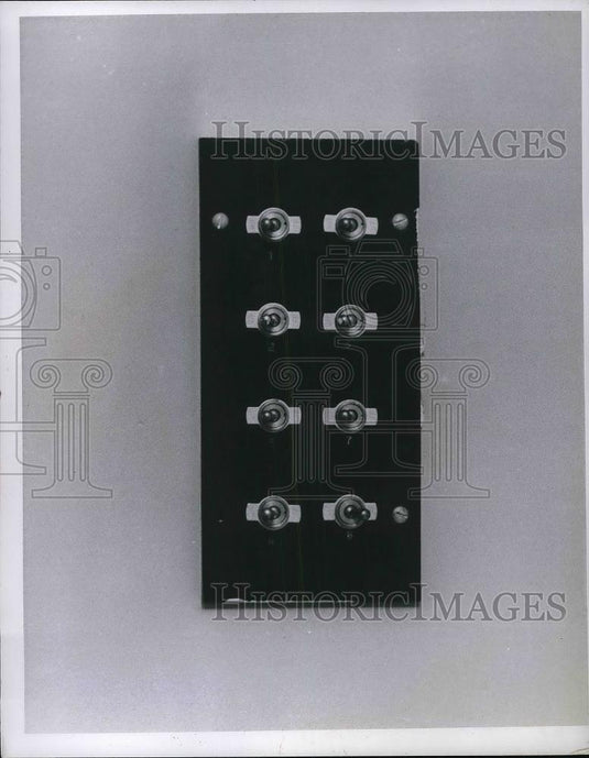 1967 Press Photo Control Box - Historic Images