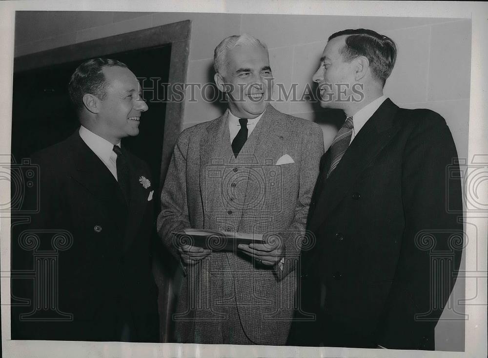 1941 Press Photo D.C. Natl Advisory Comm. Charles Taussig,A Williams,P McNutt - Historic Images