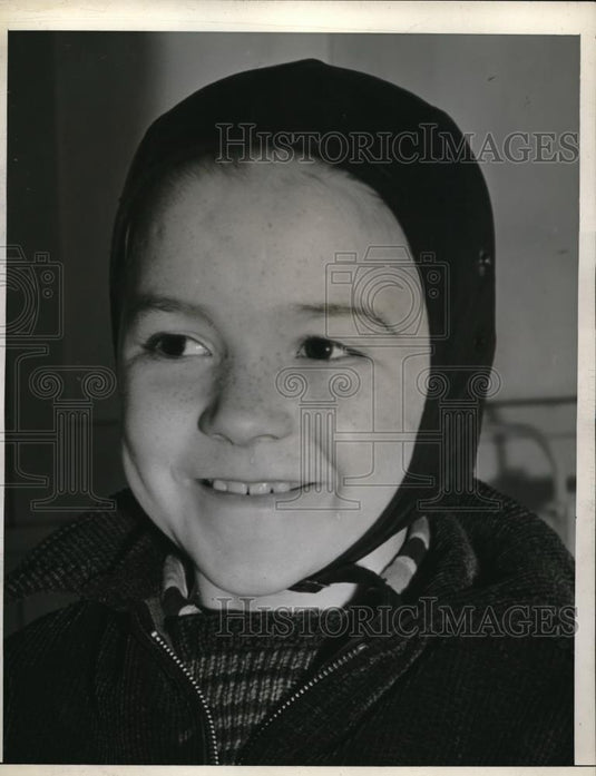 1940 Press Photo Pupil at Cleveland, Ohio Hearing center school - neb50710 - Historic Images