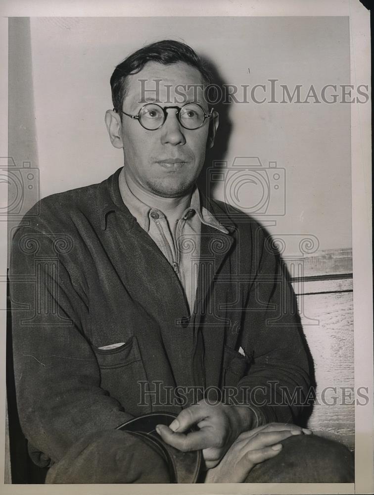 1936 Press Photo NYC, Hyman Fontaine helded catch 2 robbers who held him up - Historic Images