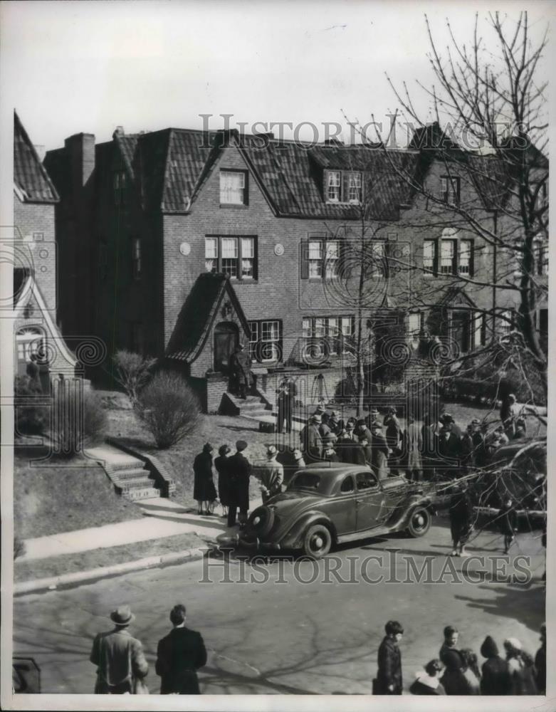 1938 Press Photo Charlotte Matthiesen found shot Donald Carroll Jr. - Historic Images