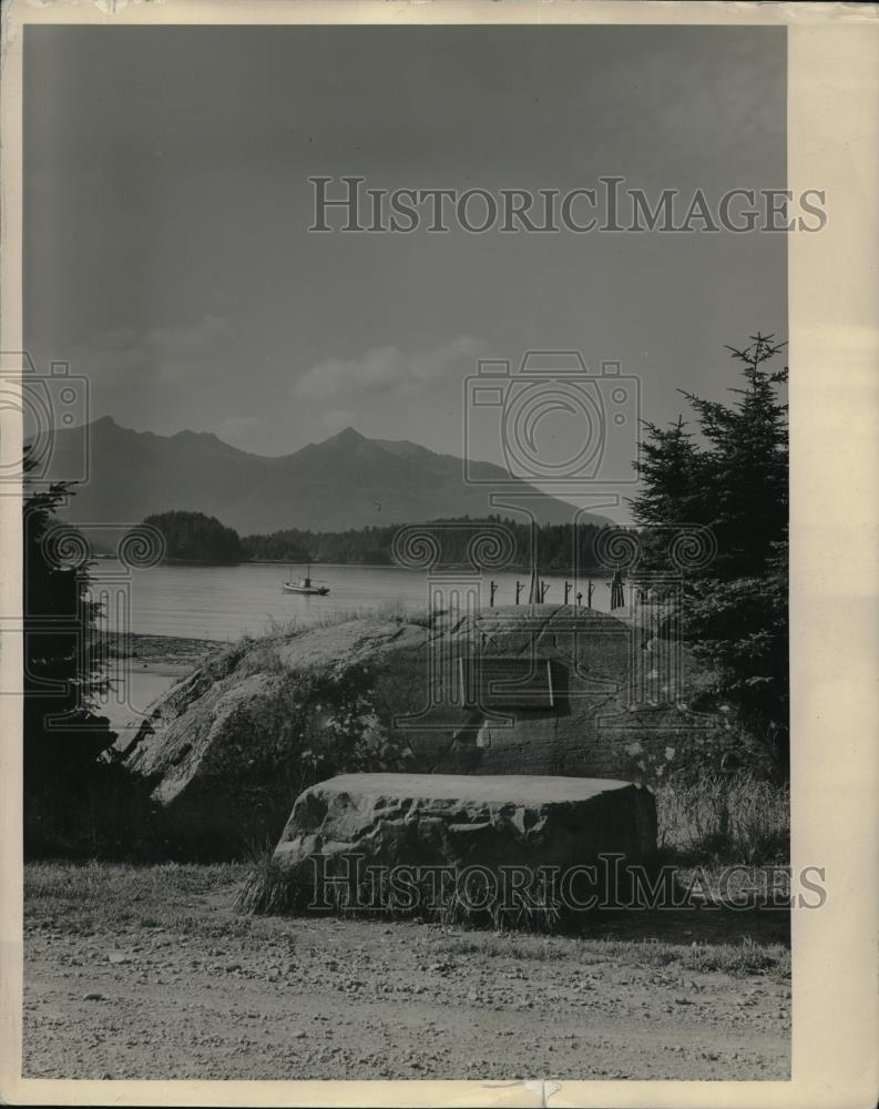 1936 Press Photo Sheldon Jackson Monument in Alaska - neb50252 - Historic Images