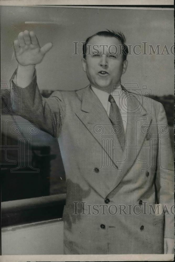 1951 Press Photo Jacob Malik, Russian Amb to the UN in NYC - Historic Images