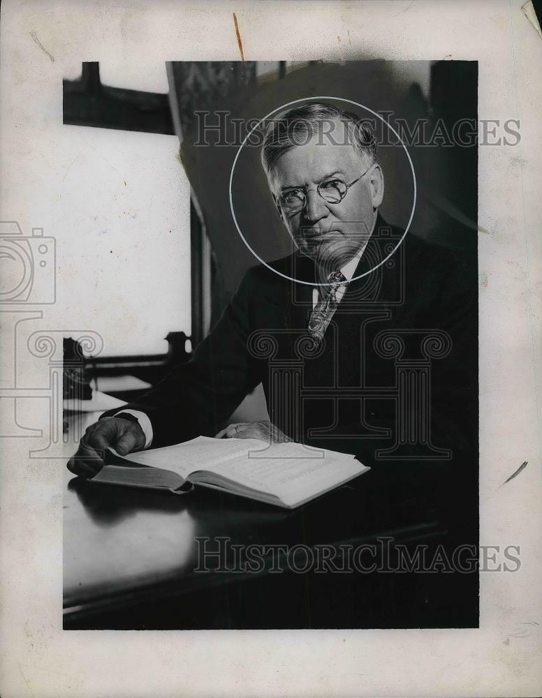 1936 Press Photo NEA writer, John Flynn - Historic Images