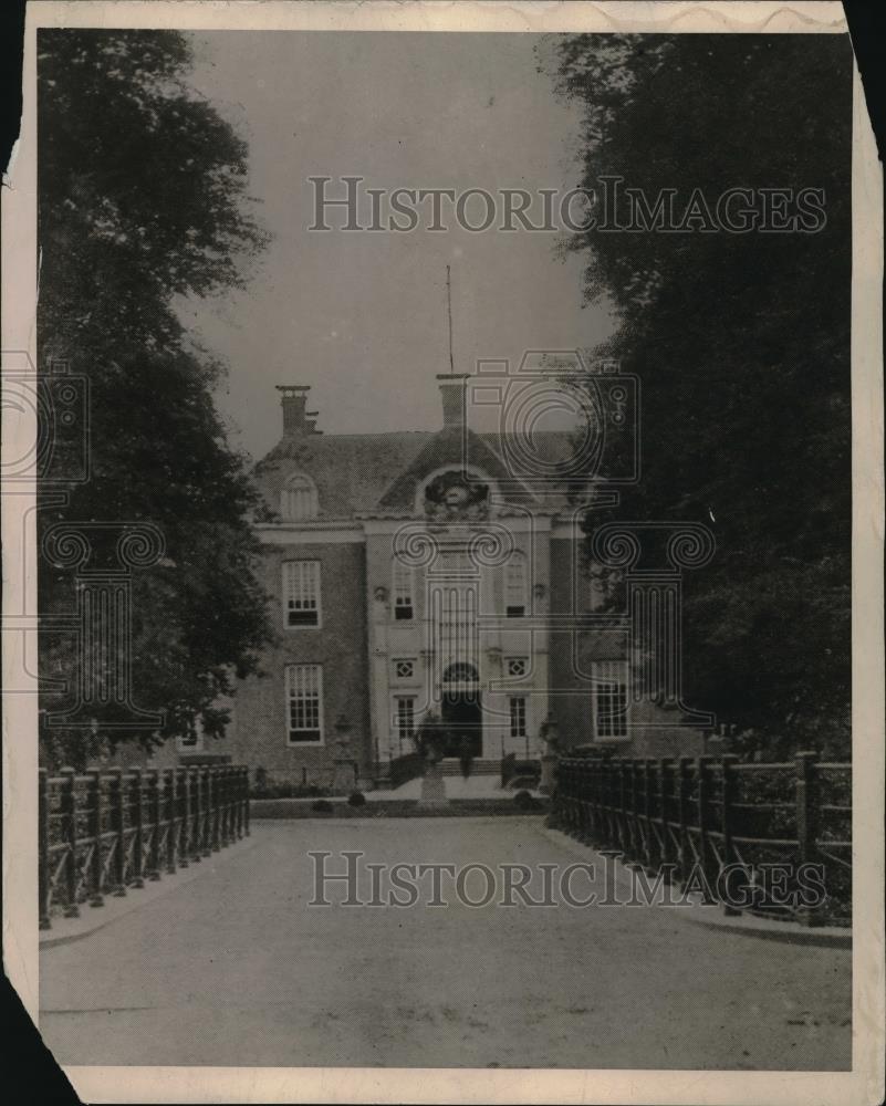 1922 Press Photo The House of the Ex-Kaiser in Holland - neb51737 - Historic Images