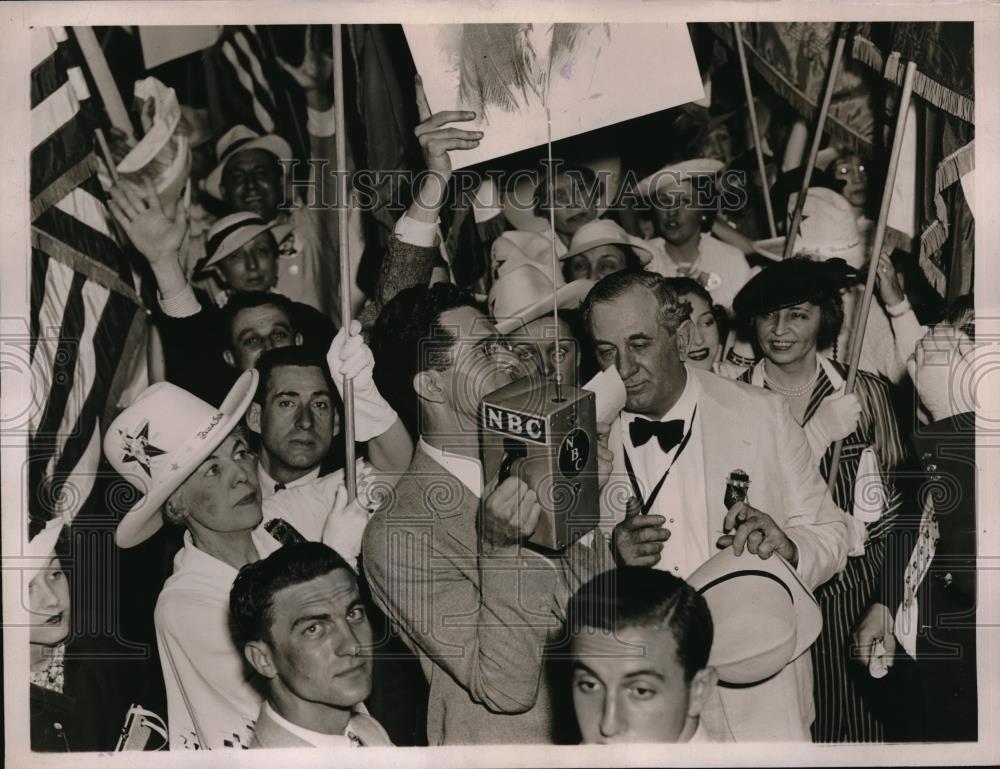 1937 Press Photo Senator Tom Connally of Tx at convention - Historic Images