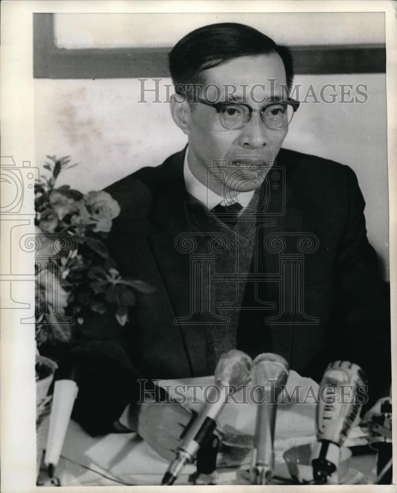 1970 Press Photo North Vietnam peace talk delegate Nguyen Thanh Le in Paris - Historic Images