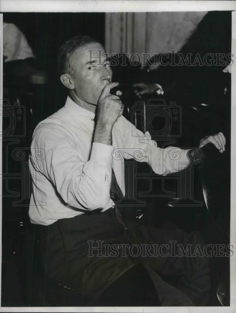 1933 Press Photo Arthur Anderson Morgan Partner Senate Investigation - Historic Images