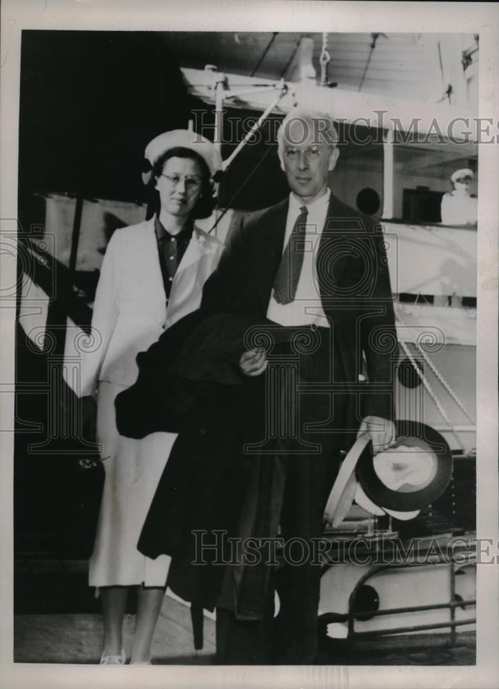 1938 Press Photo New Orleans, La. British Minister Owen St Clair O&#39;Malley - Historic Images