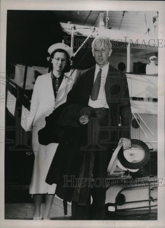 1938 Press Photo New Orleans, La. British Minister Owen St Clair O'Malley - Historic Images