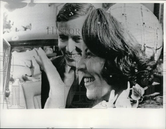 1966 Press Photo Crown Princess Beatrix of Netherlands & her fiance Claus von - Historic Images