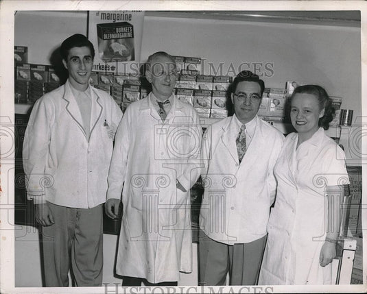 1952 Press Photo Cleveland, Ohio Fazio's S Gambitta,F Matuszewski,Gillombardo - Historic Images