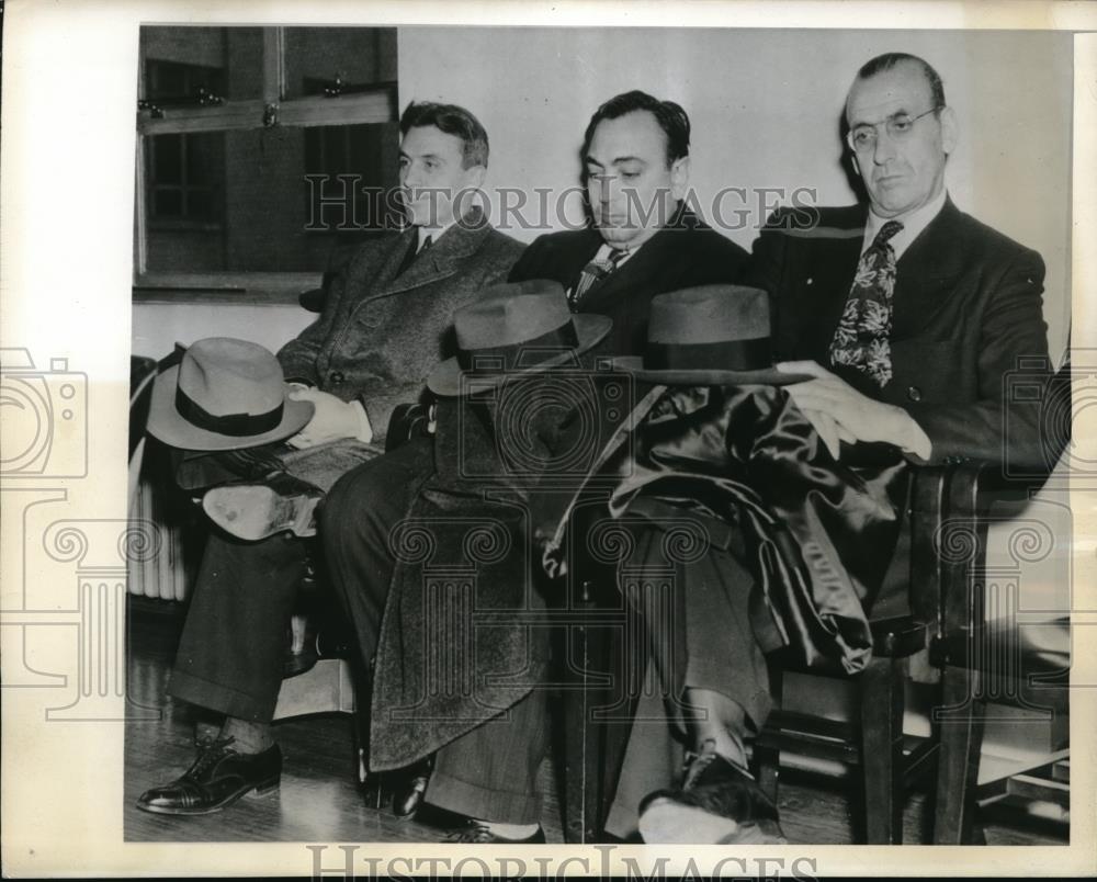 1942 Press Photo Charles Brooks, Anthony Bonnell, PEter Green - Historic Images