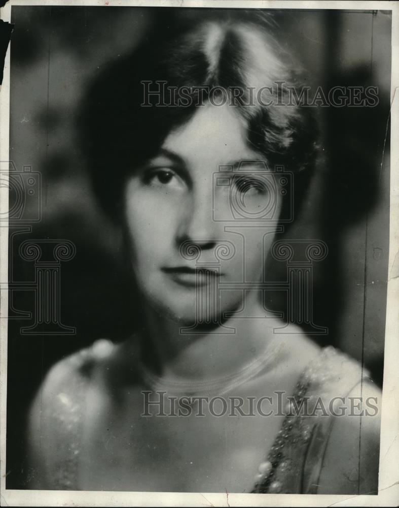 1928 Press Photo Miss Betty Frey, Chicago, Ill debutante - neb53805 - Historic Images