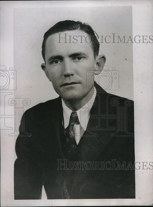1936 Press Photo Representative Leo Nyberg of Arkansas - Historic Images
