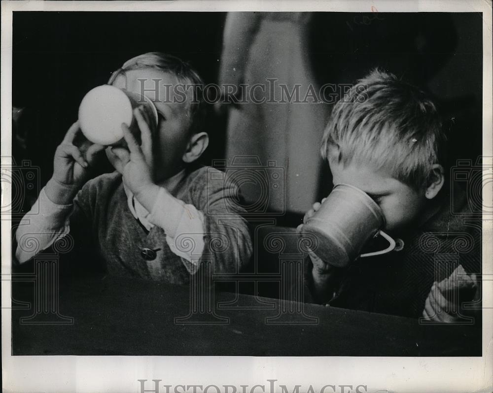 1948 Press Photo Hungary International childrens Emergency Fund - Historic Images