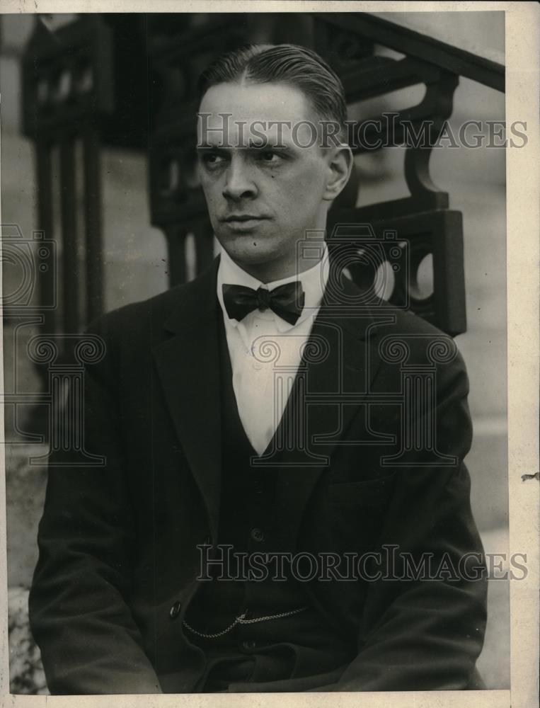 1925 Press Photo Walker W. Daly, New Secretary for Student Employment of Harvard - Historic Images