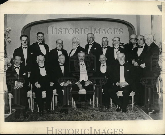 1930 Press Photo Dinner to honor Professor Linsly Williams in France - Historic Images