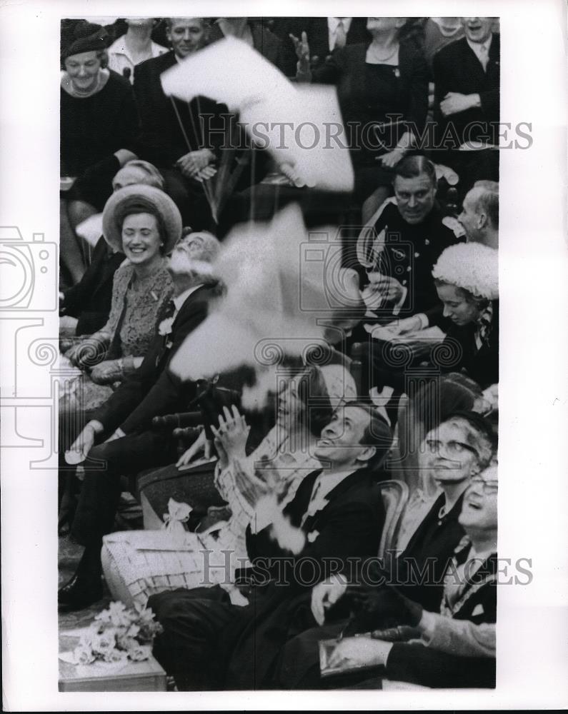 1966 Press Photo Princess Beatrix &amp; Fiance Claus Von Amsberg at Knightshall - Historic Images