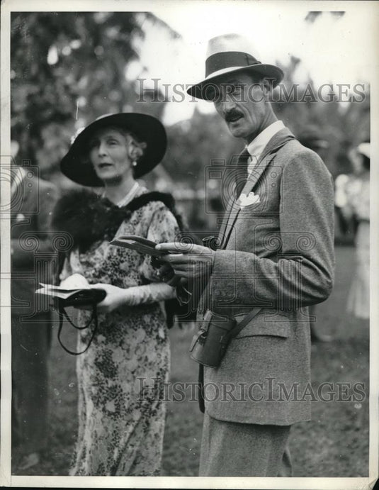 1934 Press Photo Princess Alice Countess of Athlone & Gov. Sir Bede Clifford - Historic Images