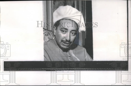1962 Press Photo Iman Seif El Islam El Badr 36 yr old king of Yemen has been - Historic Images