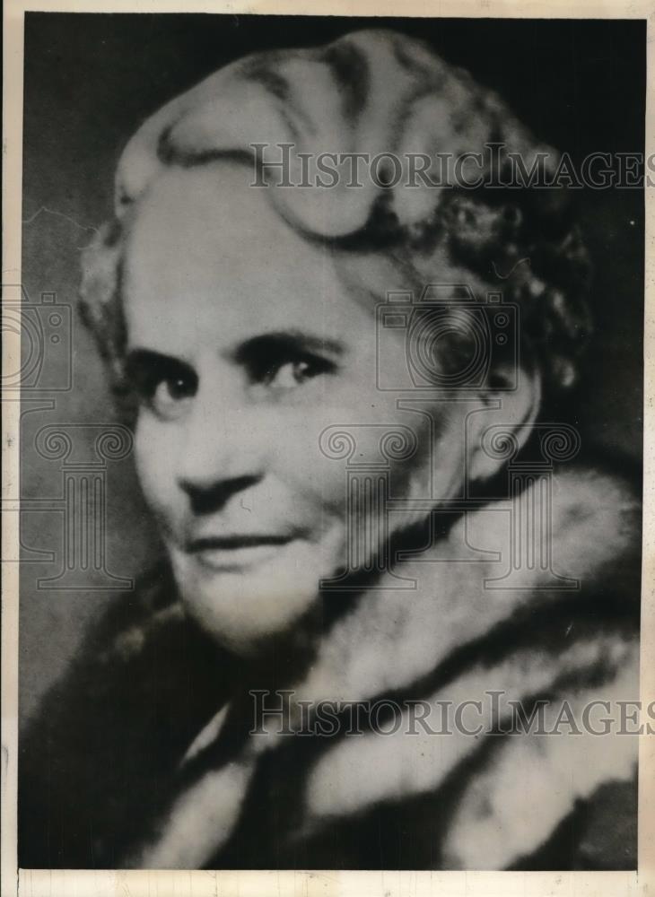 1941 Press Photo Mrs. Emma Happerman in jail after being accused of murder - Historic Images