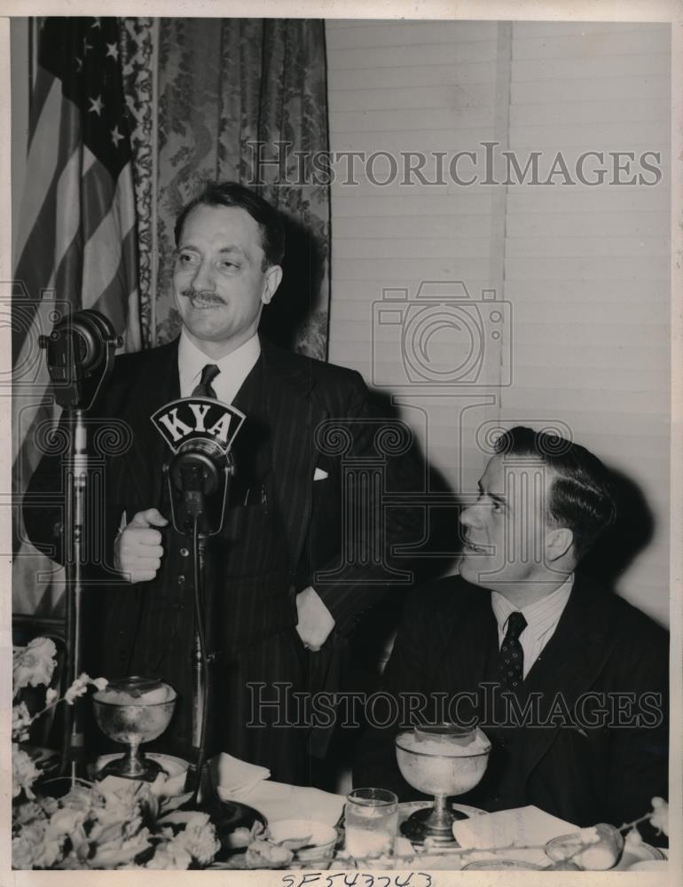 1940 Press Photo San Francisco, Wm Powell of Trade Union Congress - Historic Images