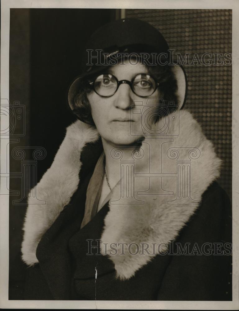 1934 Press Photo Mrs Rose Abel of Cleveland, Ohio - Historic Images