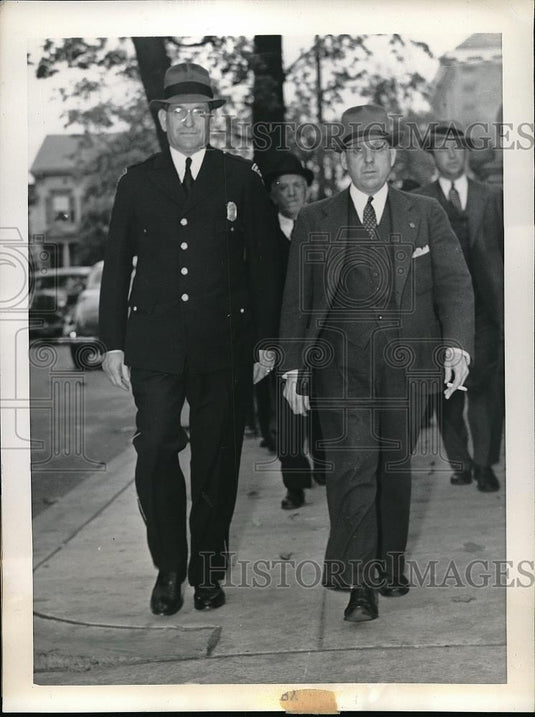 1937 Press Photo Louis D.Lashway Foreman of Jury of Margaret Dreman Murder Case. - Historic Images