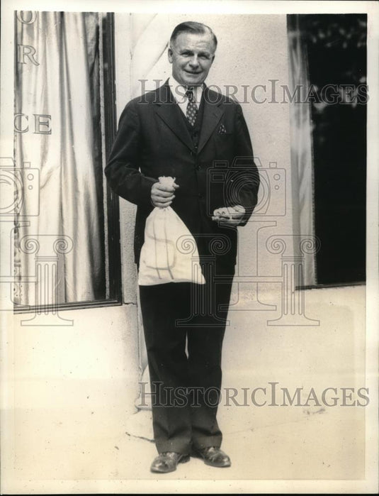 1935 Press Photo J.F.T O'Connor Orlando Florida - Historic Images