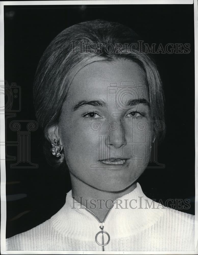 1970 Press Photo President Nixon&#39;s Etiquette Director Fliska Hasek - Historic Images