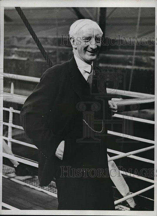1933 Press Photo London School of Economics, Sir William Beveridge - Historic Images
