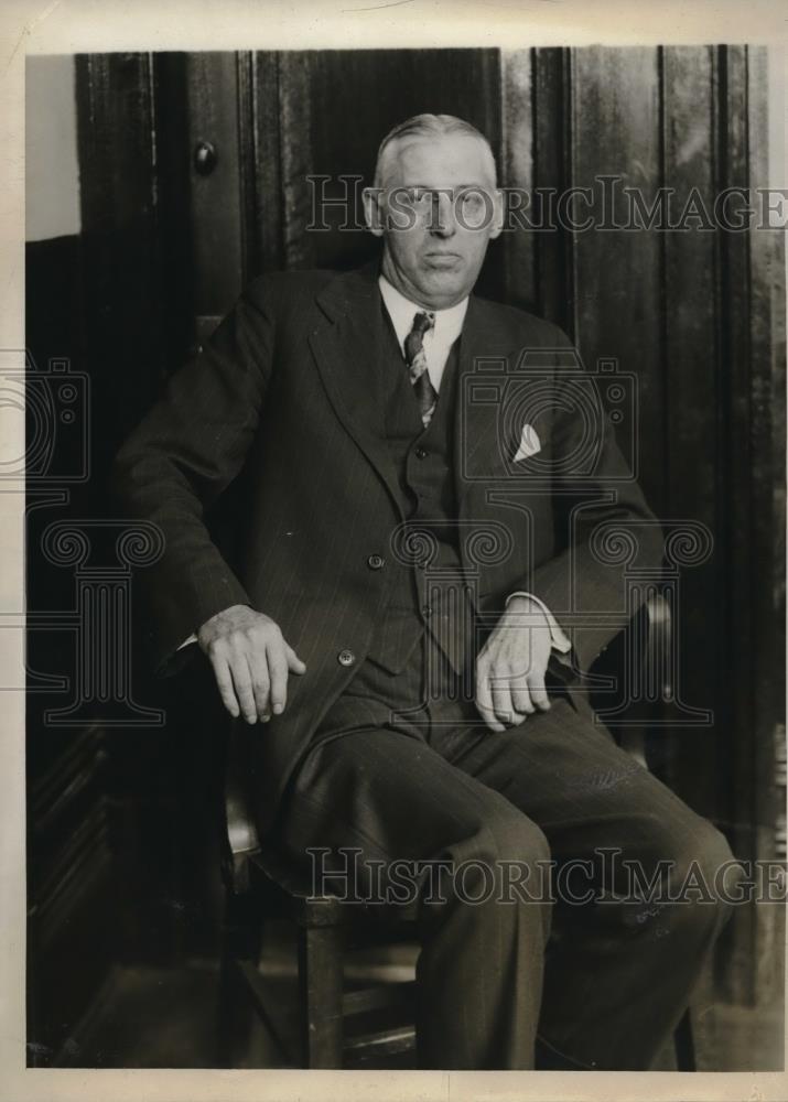 1930 Press Photo Frederick B. Seely Jailed for sharing grafts - Historic Images