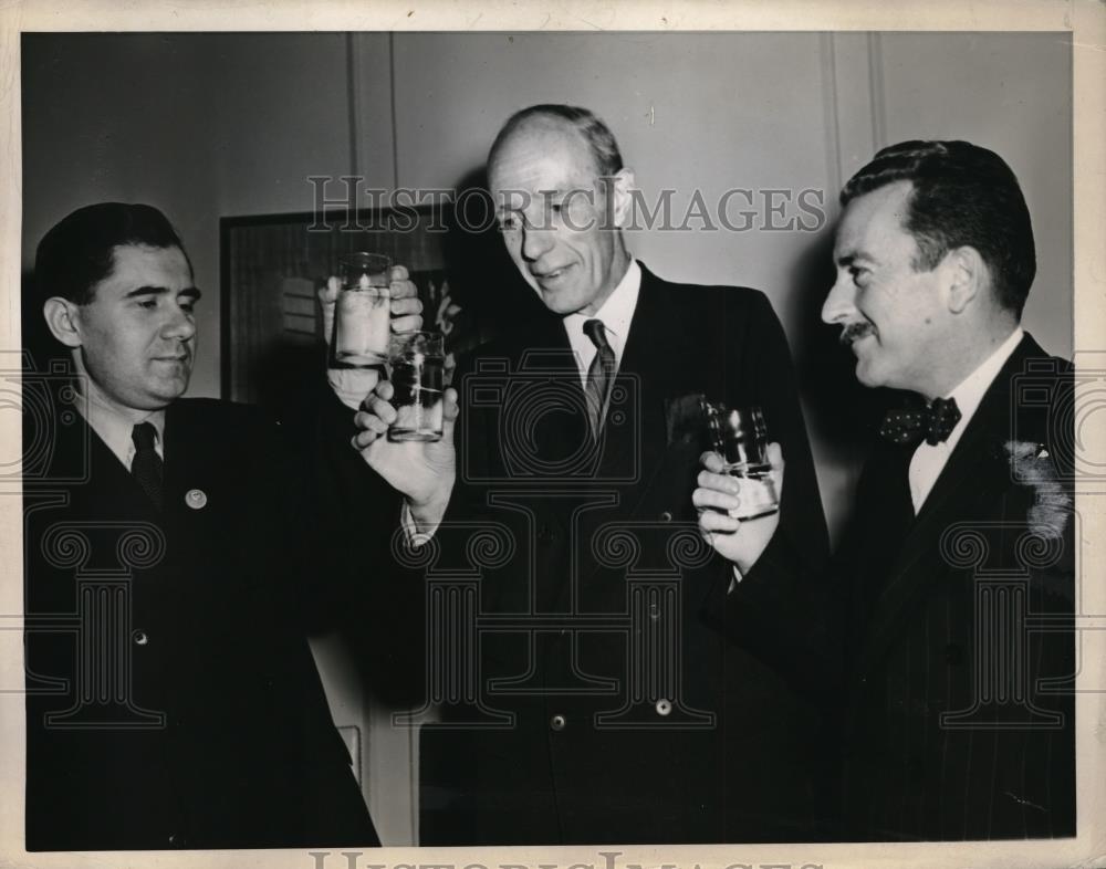 1945 Press Photo AA Gromyko of USSR, Earl of Halifax,U.K. & Us Gerald Drew - Historic Images