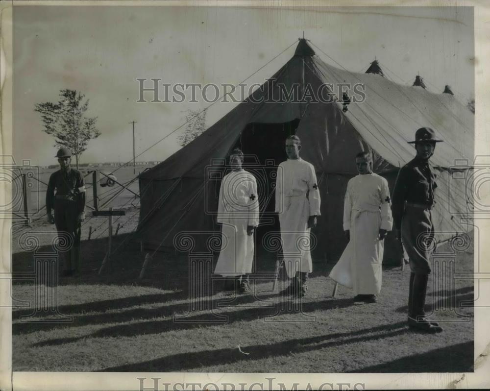 1940 Press Photo US Army Field Hospital - Historic Images