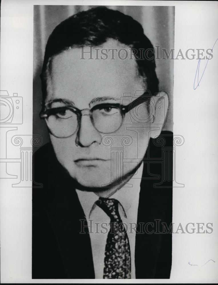 1961 Press Photo Mortimer Saniel Rubin , Natl Youth Director of Communist party - Historic Images