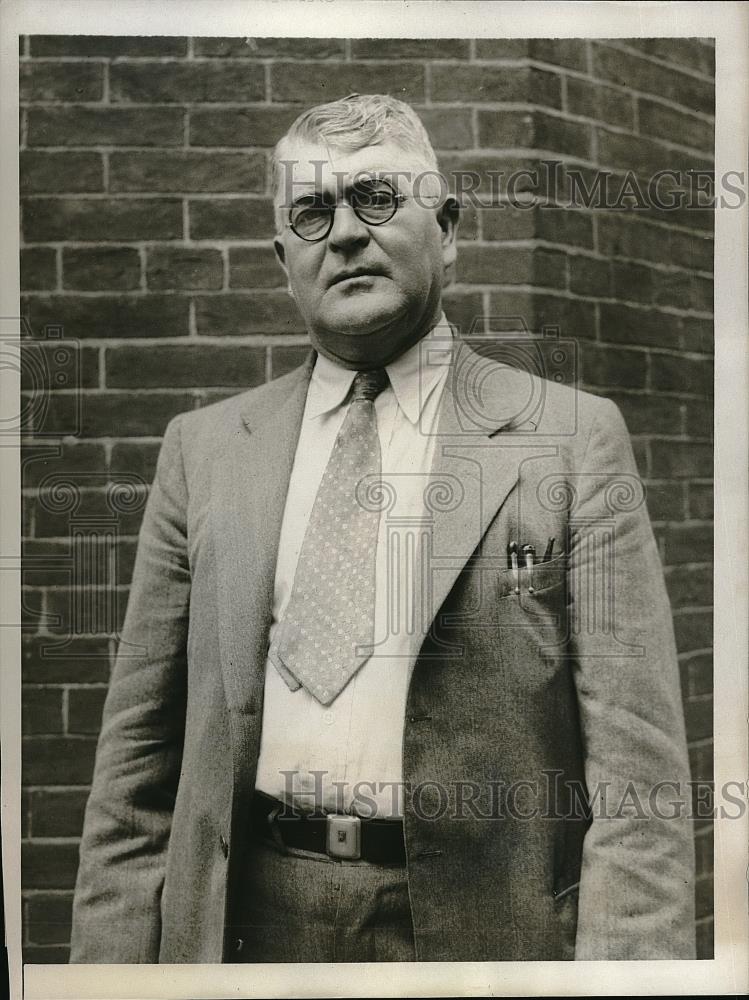 1932 Press Photo J.R. Phipps, Caretaker of Gov. Albert Ritchie Home - Historic Images